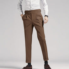 Load image into Gallery viewer, High Waist Slim Casual Suit Pants