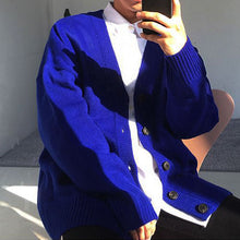 Load image into Gallery viewer, V-neck Single-breasted Cardigan