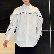 Load image into Gallery viewer, Paneled Three-dimensional Cut Long-sleeved Shirt
