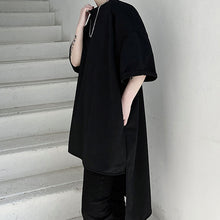 Load image into Gallery viewer, Irregular Mid-length Front Short Back Long T-shirt