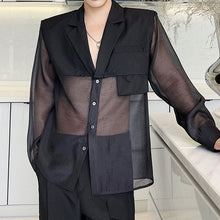 Load image into Gallery viewer, Translucent Organza Blazer