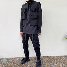 Load image into Gallery viewer, Zipper Three-dimensional Multi-patch Pocket Vest