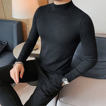 Load image into Gallery viewer, British Half Turtleneck Long Sleeve Sweater