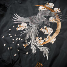 Load image into Gallery viewer, Phoenix Embroidered Bomber Jacket