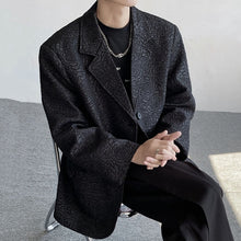 Load image into Gallery viewer, Patterned Textured Notch Lapel Casual Blazer