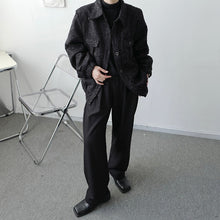 Load image into Gallery viewer, Jacquard Single-Breasted Lapel Jacket
