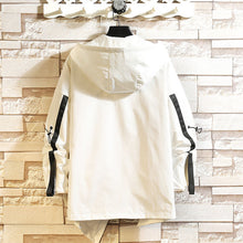Load image into Gallery viewer, Hooded Irregular Hem Jacket
