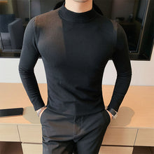 Load image into Gallery viewer, British Half Turtleneck Long Sleeve Sweater