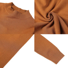 Load image into Gallery viewer, British Half Turtleneck Long Sleeve Sweater