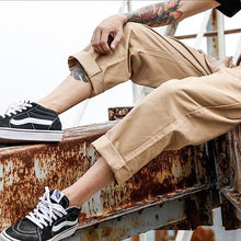 Load image into Gallery viewer, Big pocket Retro Loose Jumpsuit