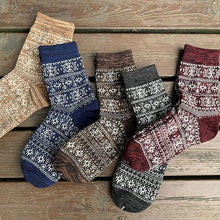 Load image into Gallery viewer, Vinatge Christmas Ethnic Style Socks