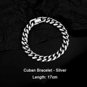 Titanium Steel Cuban Bracelet