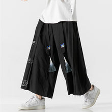 Load image into Gallery viewer, Retro Wide-leg Straight-leg Cropped Pants