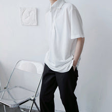 Load image into Gallery viewer, Simple V-Neck Pullover Short Sleeve T-Shirt