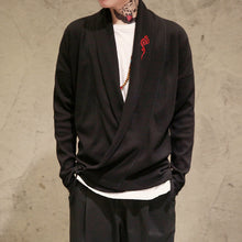 Load image into Gallery viewer, Knit Embroidered Loose Casual Cardigan