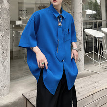 Load image into Gallery viewer, Tie Waffle Short Sleeve Shirt