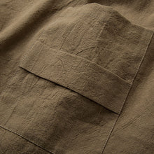 Load image into Gallery viewer, Cotton Linen Diagonal Tang Suit Top