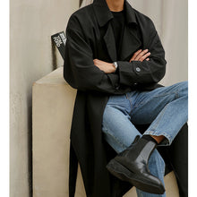 Load image into Gallery viewer, Double-breasted Mid-length Trench Coat