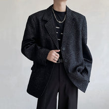 Load image into Gallery viewer, Patterned Textured Notch Lapel Casual Blazer