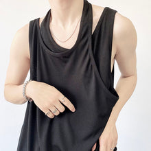 Load image into Gallery viewer, Fake Two Pieces Loose Vest