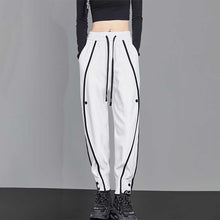 Load image into Gallery viewer, Elastic Waist Drawstring Harem Pants