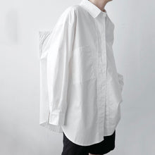 Load image into Gallery viewer, Large Pockets Loose Drop Shoulders Shirts