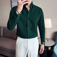 Load image into Gallery viewer, Casual Waffle Long Sleeve Shirt