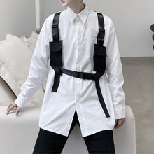 Load image into Gallery viewer, Lace Up Cargo Long Sleeve Shirt