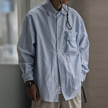 Load image into Gallery viewer, Japanese Retro Striped Shirt