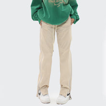 Load image into Gallery viewer, Zipper Strip Straight Casual Pants