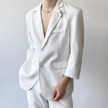 Load image into Gallery viewer, Summer Three-quarter Sleeve Blazer