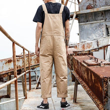 Load image into Gallery viewer, Big pocket Retro Loose Jumpsuit