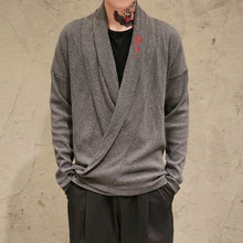 Load image into Gallery viewer, Knit Embroidered Loose Casual Cardigan