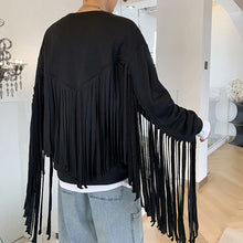 Load image into Gallery viewer, Fringed Long Sleeve Sweatshirt