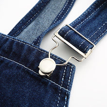 Load image into Gallery viewer, Retro Distressed Loose Overalls