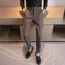Load image into Gallery viewer, Drape Slim Business Suit Pants