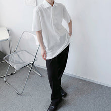 Load image into Gallery viewer, Simple V-Neck Pullover Short Sleeve T-Shirt