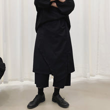 Load image into Gallery viewer, Fake Two Piece Irregular Hip Hop Cropped Culottes