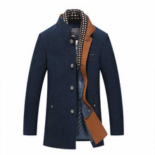 Load image into Gallery viewer, Stand Collar Slim Coat