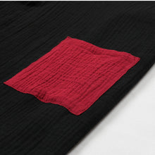 Load image into Gallery viewer, Retro Color Block V-neck Cotton Pajamas Set Zen Clothes