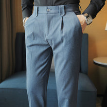 Load image into Gallery viewer, British Casual Slim Suit Pants