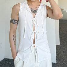 Load image into Gallery viewer, Lace-Up Slim Tank Top