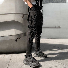 Load image into Gallery viewer, Techwear Lace-Up Cargo Pants