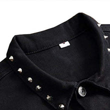 Load image into Gallery viewer, Denim Studded Vest Jacket
