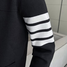 Load image into Gallery viewer, Four Bar Slim Lapel Knit Cardigan Jacket