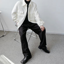 Load image into Gallery viewer, Jacquard Single-Breasted Lapel Jacket