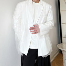 Load image into Gallery viewer, Mesh Panel Long Sleeve Blazer