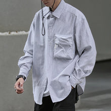 Load image into Gallery viewer, Japanese Retro Striped Shirt