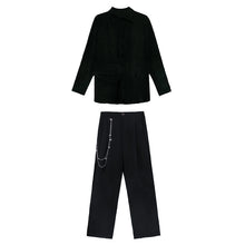 Load image into Gallery viewer, Loose Irregular Shirt Pants Two-piece Set