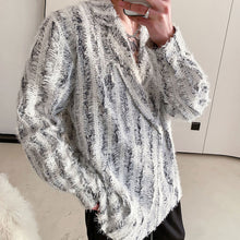 Load image into Gallery viewer, Fringed Double-breasted Thin Shirt